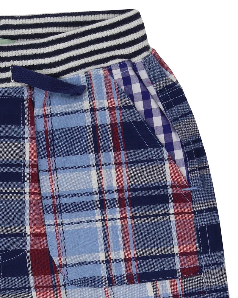 Woven Shorts- Check