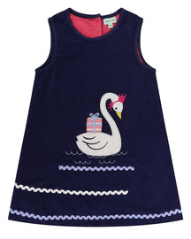 Swan Applique Cord Pini