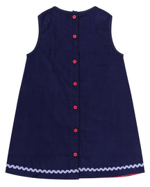 Swan Applique Cord Pini