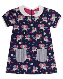 Collar Woven Dress- Pegasus