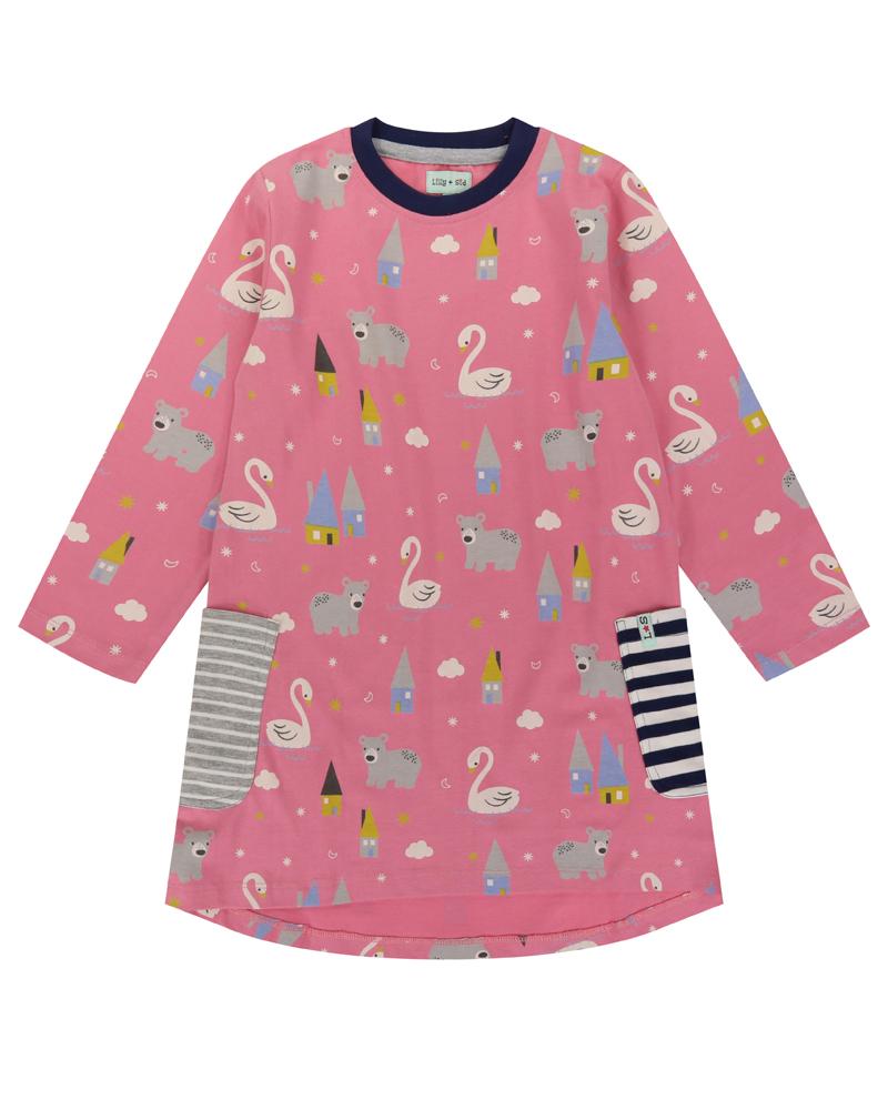 Swan Bear Jersey Dress