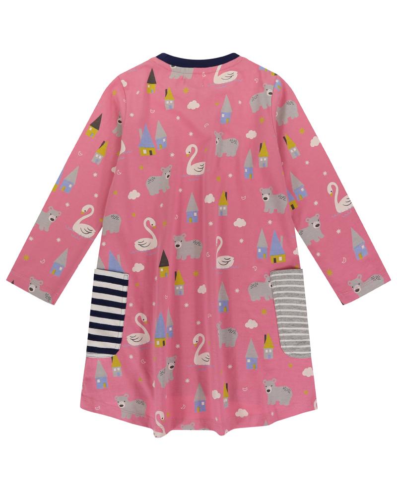 Swan Bear Jersey Dress