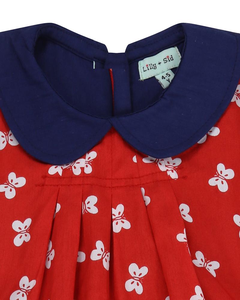 Vintage Shift Dress- Butterfly