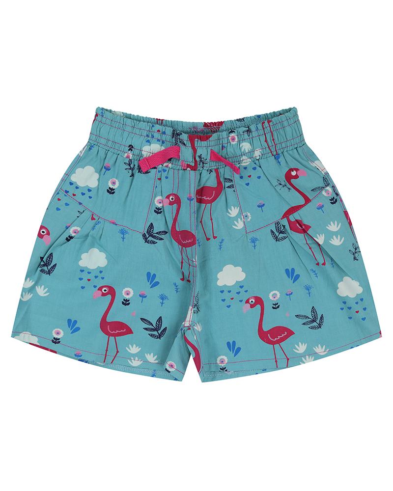 Woven Shorts- Flamingo