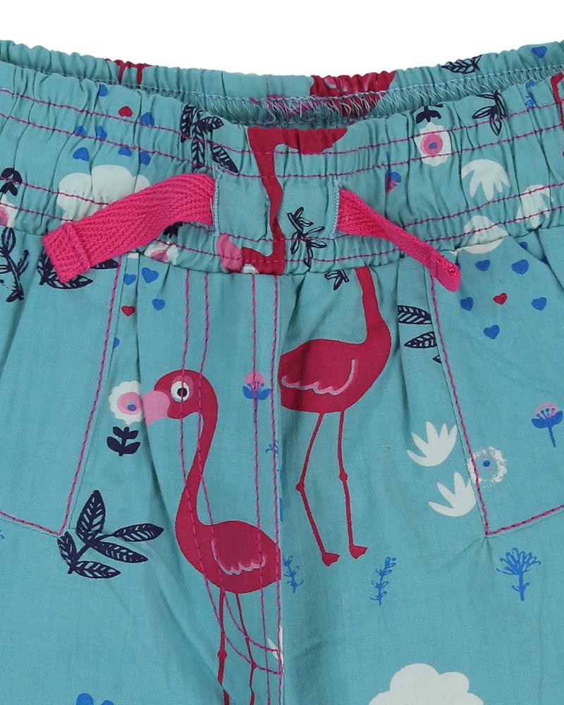 Woven Shorts- Flamingo