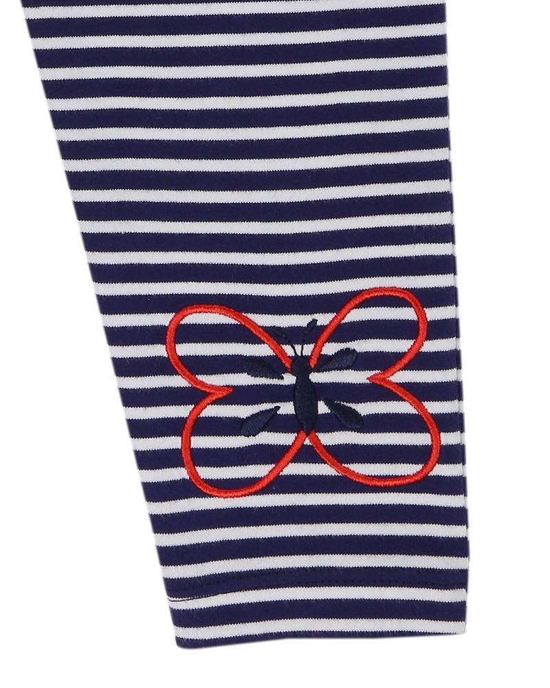 Cropped Stripe Leggings