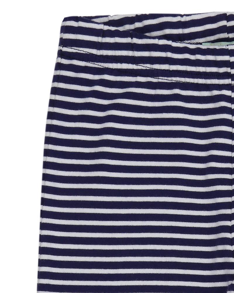 Cropped Stripe Leggings