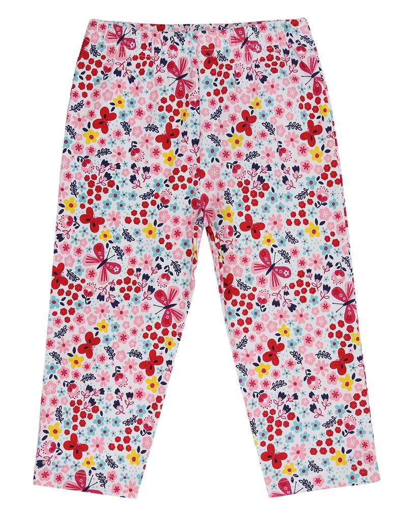 Cropped Leggings - Butterfly Florals