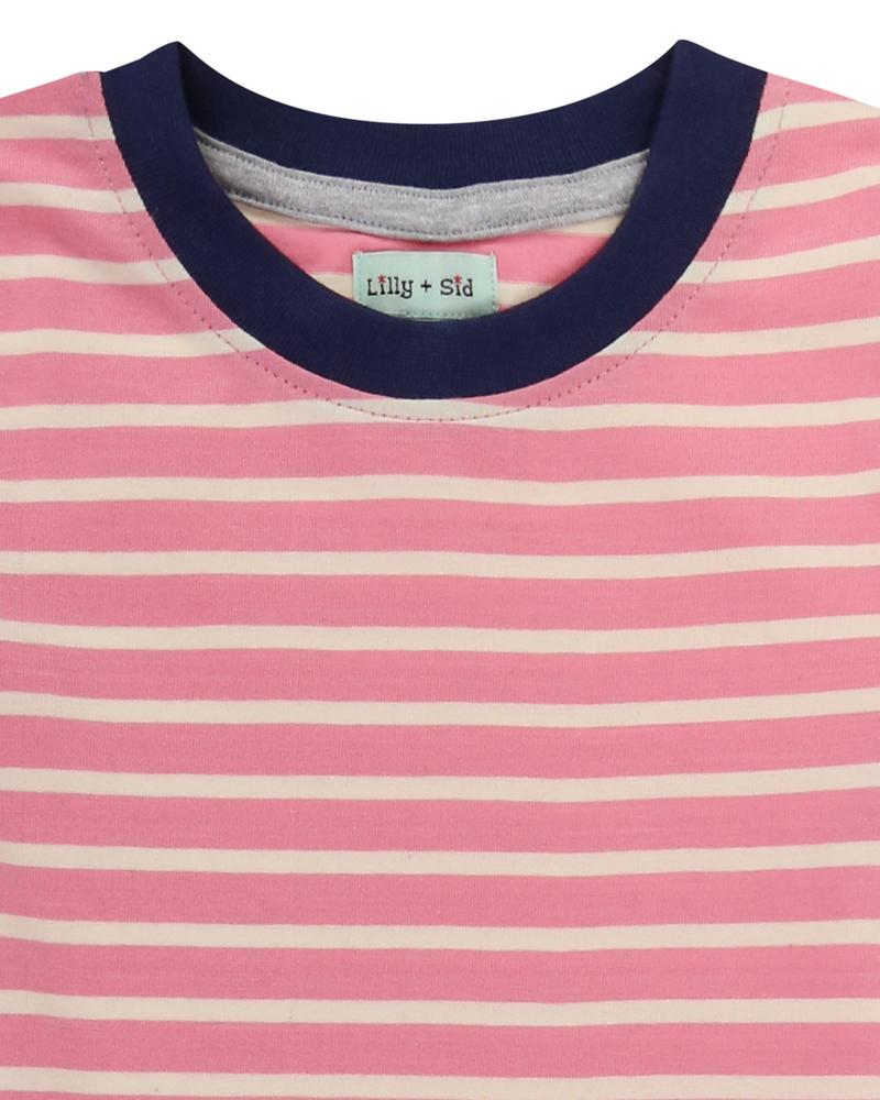 Fabric Mix Dress- Stripe/Dotty