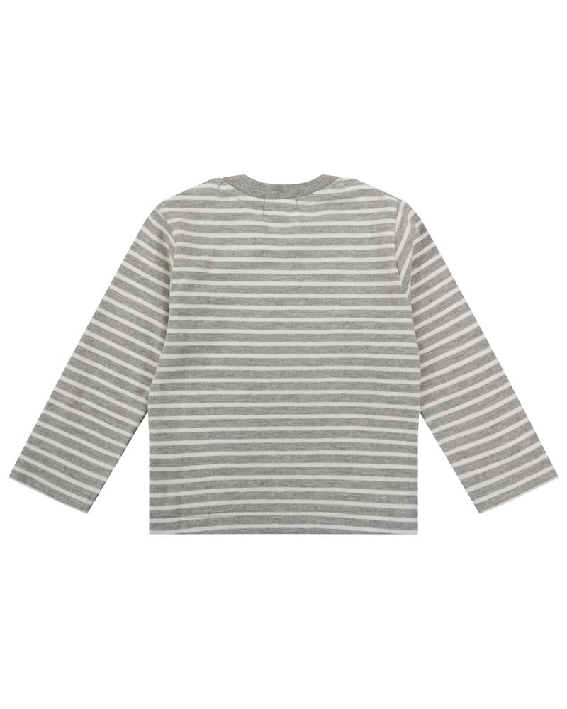 Grey Stripe Top