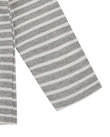 Grey Stripe Top