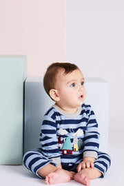 Bear House Applique Playsuit