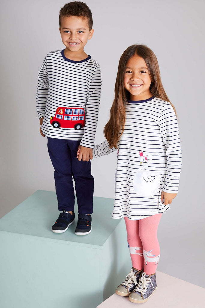 Swan Pocket Jersey Dress