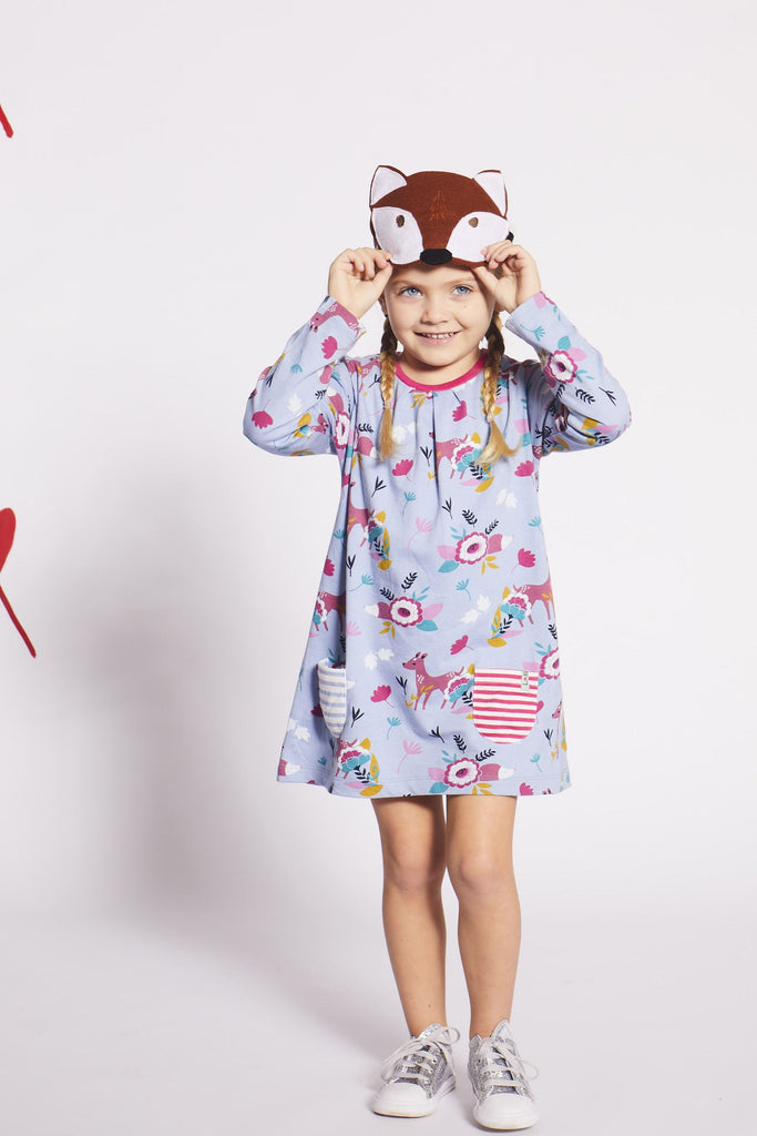 Blues Jersey Aop Dress