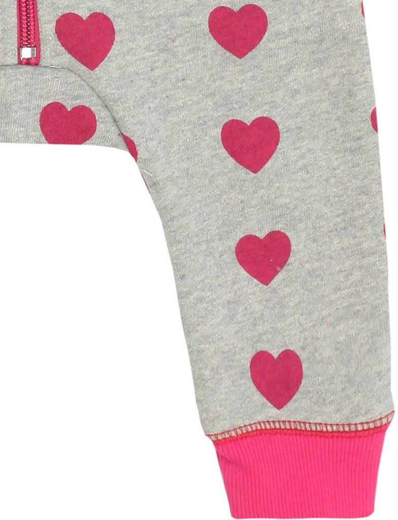 Baby Girls Pink Heart Outersuit